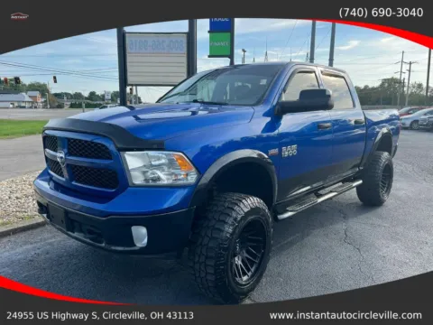 Blue 2016 Ram 1500 Crew Cab Outdoorsman Pickup 4D 5 1/2 ft for sale in Circleville, OH