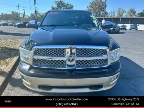 Photos of 2012 Ram 1500 Crew Cab Laramie Longhorn Edition Pickup 4D 5 1/2 ft for sale in Circleville, OH at Instant Auto Sales Circleville