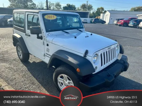 Another view of 2015 Jeep Wrangler Sport S Sport Utility 2D for sale in Circleville, OH at Instant Auto Sales Circleville