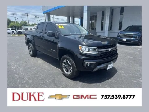 Black 2022 Chevrolet Colorado Z71 for sale in Suffolk, VA