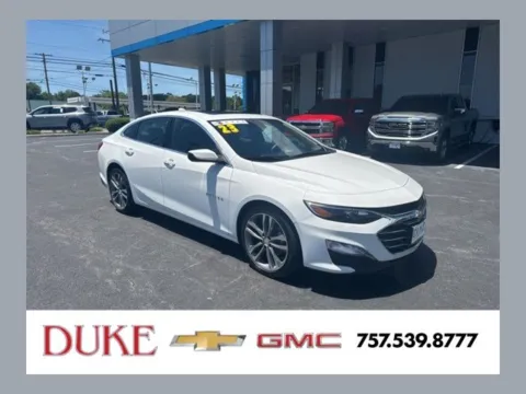 White 2023 Chevrolet Malibu LT for sale in Suffolk, VA