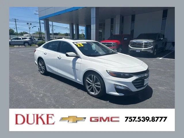 White 2023 Chevrolet Malibu LT for sale in Suffolk, VA