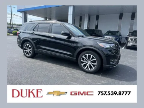 Black 2025 Ford Explorer ST-Line for sale in Suffolk, VA