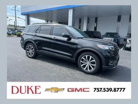 Black 2025 Ford Explorer ST-Line for sale in Suffolk, VA