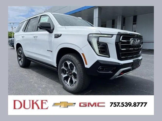 White 2026 GMC Yukon AT4 for sale in Suffolk, VA