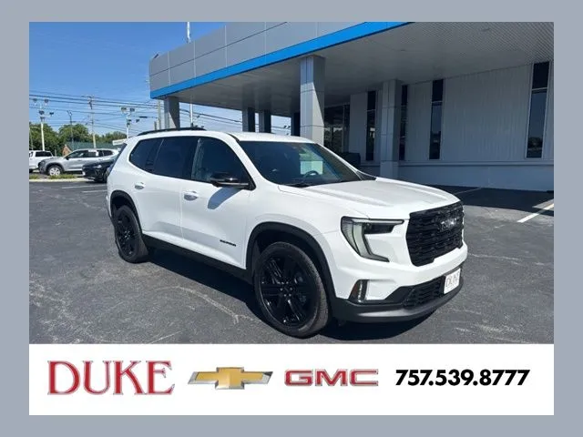 White 2026 GMC Acadia Elevation for sale in Suffolk, VA