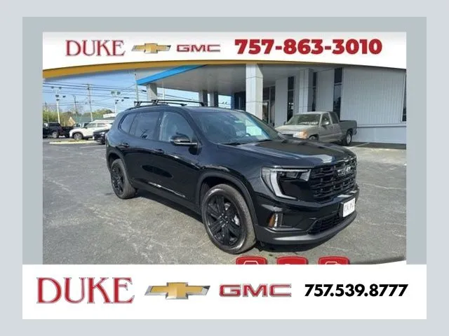 Black 2026 GMC Acadia Elevation for sale in Suffolk, VA