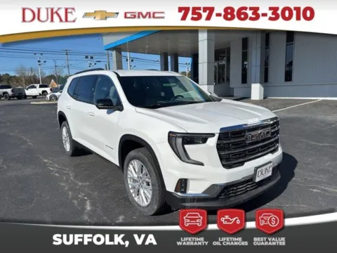 White 2026 GMC Acadia Elevation for sale in Suffolk, VA
