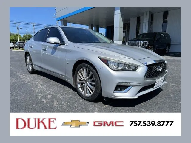 Used 2018 INFINITI Q50 LUXE with VIN JN1EV7AR2JM430249 for sale in Suffolk, VA