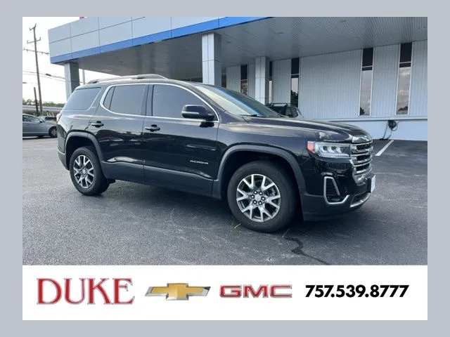 Black 2023 GMC Acadia SLT for sale in Suffolk, VA