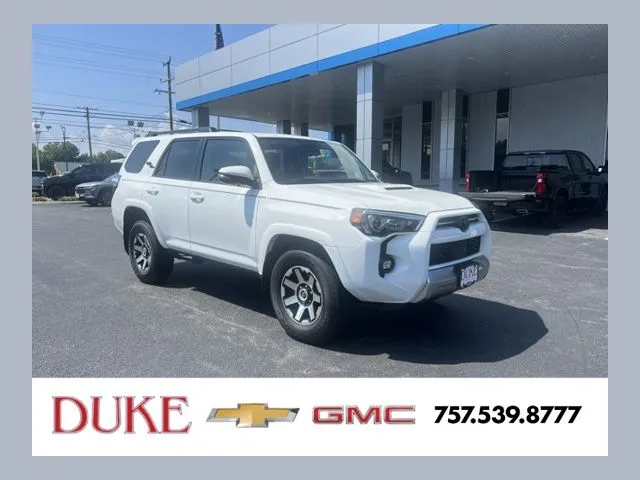 White 2023 Toyota 4Runner TRD Off-Road Premium for sale in Suffolk, VA