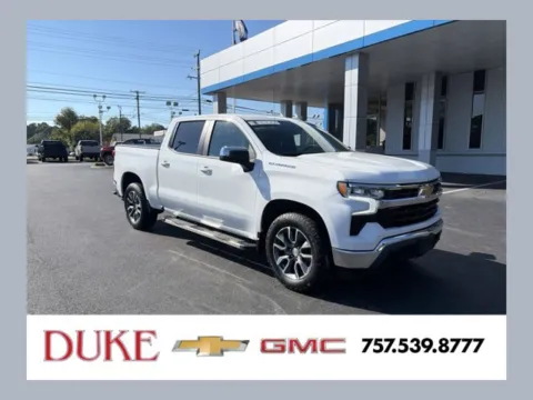 White 2024 Chevrolet Silverado 1500 LT for sale in Suffolk, VA