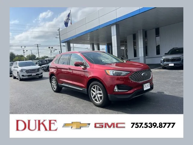 Red 2023 Ford Edge SEL for sale in Suffolk, VA