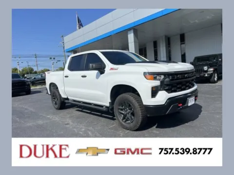 White 2026 Chevrolet Silverado 1500 Custom Trail Boss for sale in Suffolk, VA