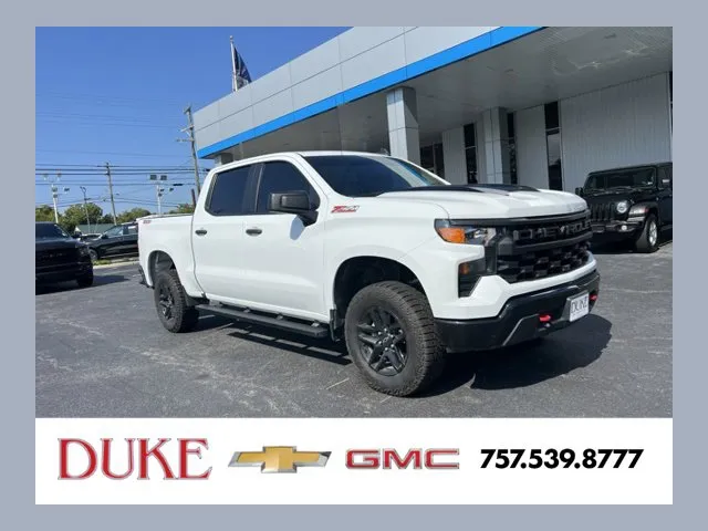 White 2026 Chevrolet Silverado 1500 Custom Trail Boss for sale in Suffolk, VA