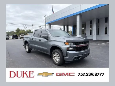 Gray 2019 Chevrolet Silverado 1500 Custom for sale in Suffolk, VA
