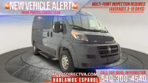 White 2018 Ram ProMaster 2500 High Roof for sale in Fredericksburg, VA