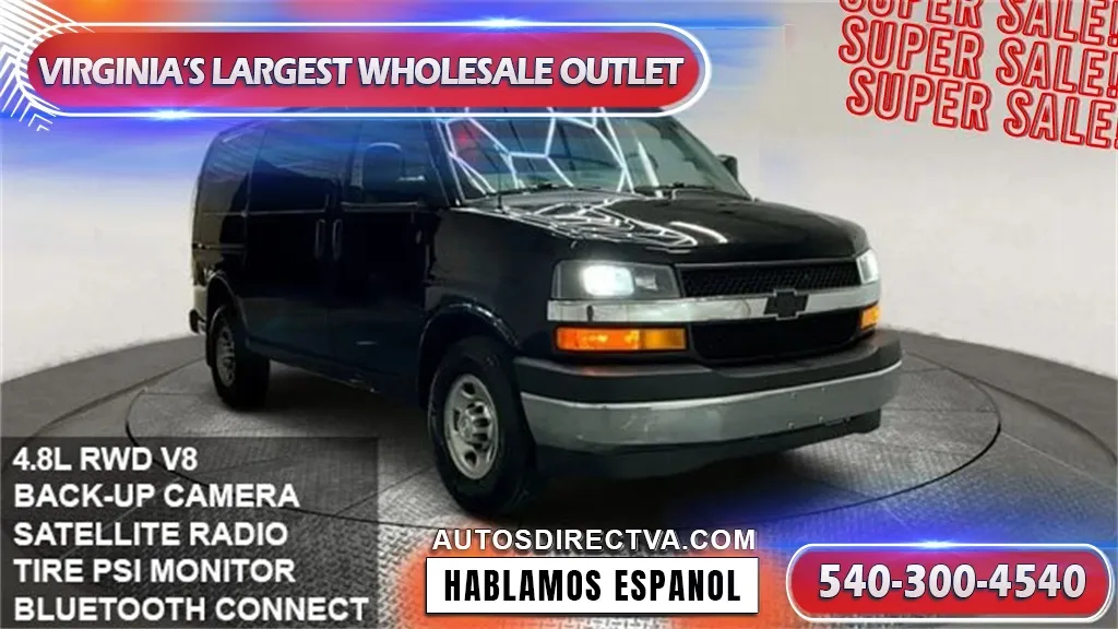 Black 2017 Chevrolet Express 2500 Work Van for sale in Fredericksburg, VA