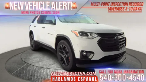 White 2021 Chevrolet Traverse Premier for sale in Fredericksburg, VA