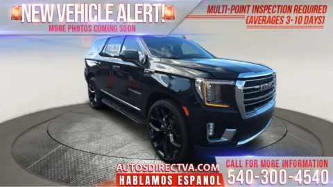 Black 2021 GMC Yukon SLT for sale in Fredericksburg, VA