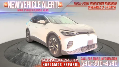 White 2021 Volkswagen ID.4 Pro for sale in Fredericksburg, VA