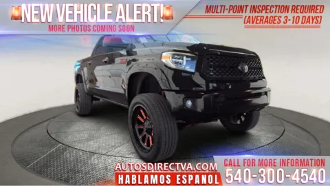 Black 2021 Toyota Tundra Platinum for sale in Fredericksburg, VA