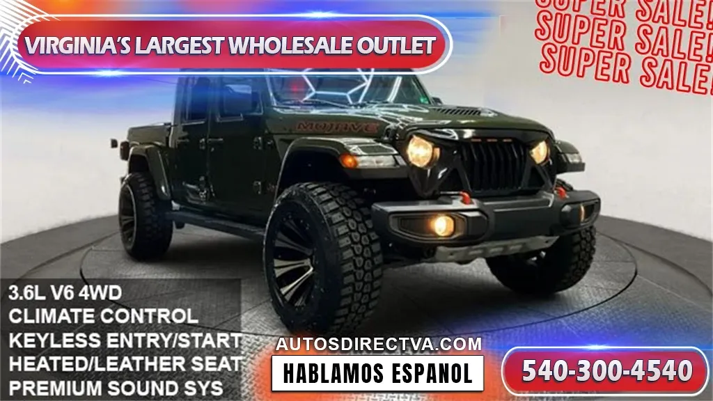 Green 2022 Jeep Gladiator Mojave for sale in Fredericksburg, VA