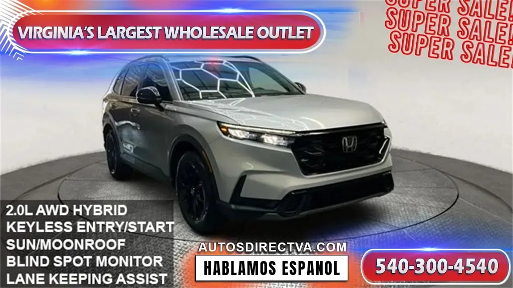 Gray 2023 Honda CR-V Hybrid Sport for sale in Fredericksburg, VA