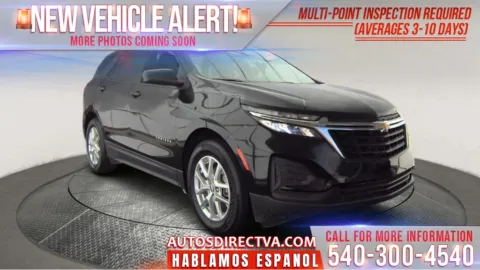 Black 2023 Chevrolet Equinox LS for sale in Fredericksburg, VA