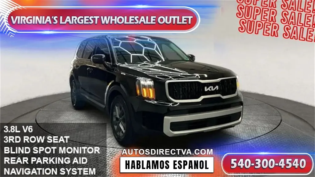 Black 2024 Kia Telluride LX for sale in Fredericksburg, VA