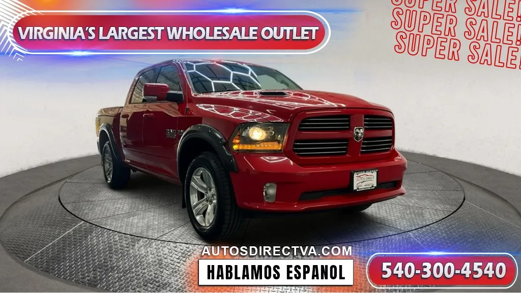 Red 2017 Ram 1500 Sport for sale in Fredericksburg, VA