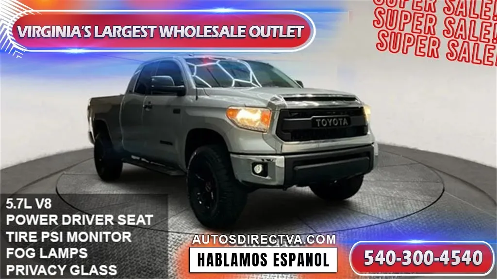 Silver 2016 Toyota Tundra SR5 for sale in Fredericksburg, VA