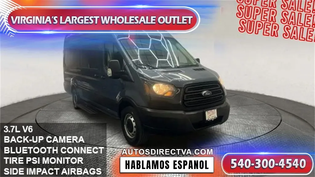 White 2019 Ford Transit-250 for sale in Fredericksburg, VA