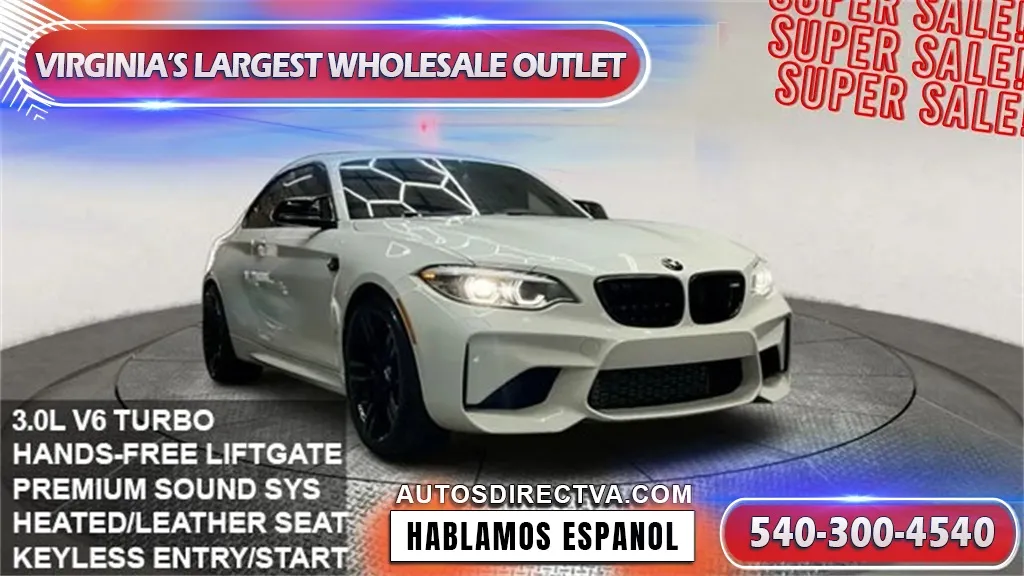 White 2018 BMW M2 for sale in Fredericksburg, VA