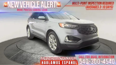 Silver 2022 Ford Edge Titanium for sale in Fredericksburg, VA