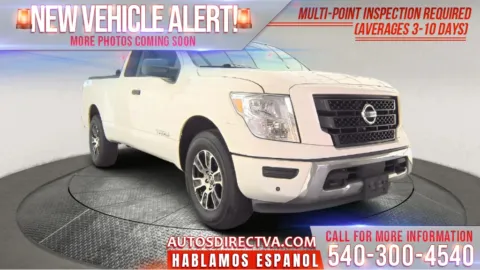 White 2022 Nissan Titan SV for sale in Fredericksburg, VA