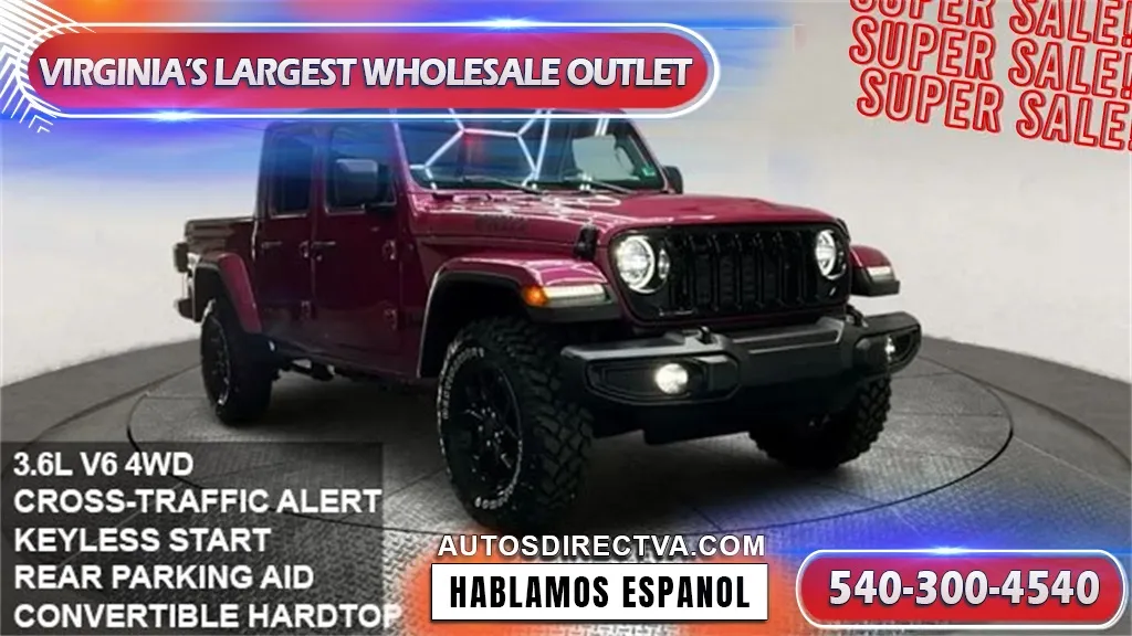 Unknown 2024 Jeep Gladiator Willys for sale in Fredericksburg, VA