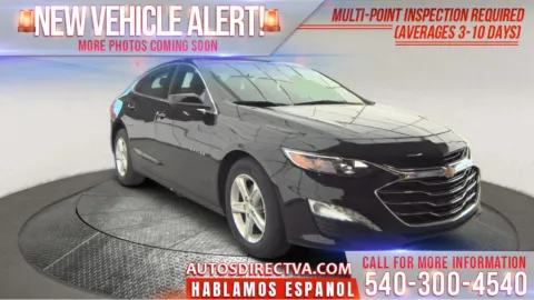 Black 2024 Chevrolet Malibu LT for sale in Fredericksburg, VA