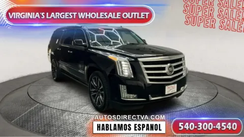 Black 2015 Cadillac Escalade ESV Premium for sale in Fredericksburg, VA