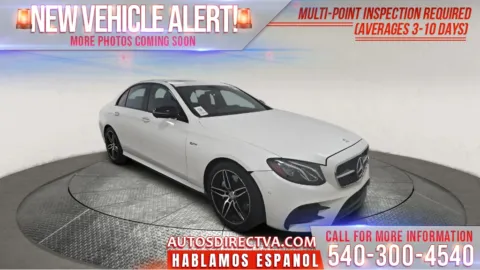 White 2017 Mercedes-Benz E-Class E 43 AMG for sale in Fredericksburg, VA
