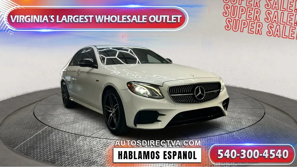 White 2017 Mercedes-Benz E-Class E 43 AMG for sale in Fredericksburg, VA