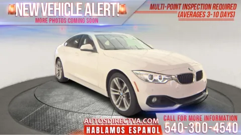 White 2016 BMW 4 Series 428i xDrive Gran Coupe for sale in Fredericksburg, VA