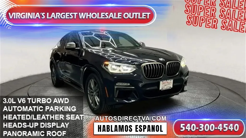 Black 2019 BMW X4 M40i for sale in Fredericksburg, VA