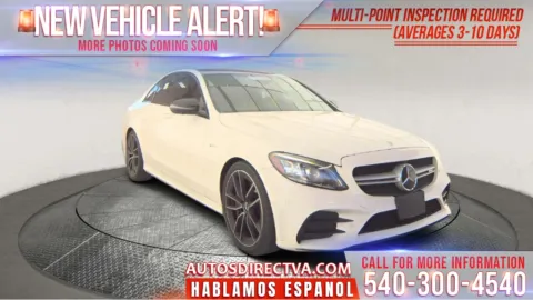 White 2019 Mercedes-Benz C-Class C 43 AMG for sale in Fredericksburg, VA