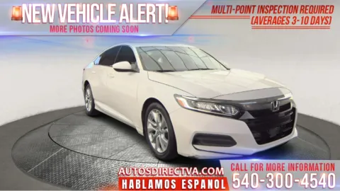 White 2020 Honda Accord LX for sale in Fredericksburg, VA