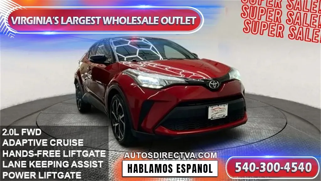 Red 2020 Toyota C-HR LE for sale in Fredericksburg, VA