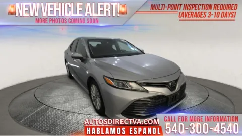 Silver 2020 Toyota Camry LE for sale in Fredericksburg, VA
