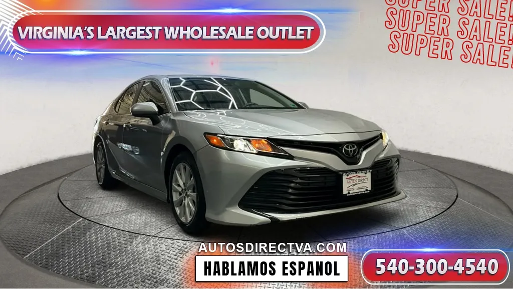 Silver 2020 Toyota Camry LE for sale in Fredericksburg, VA