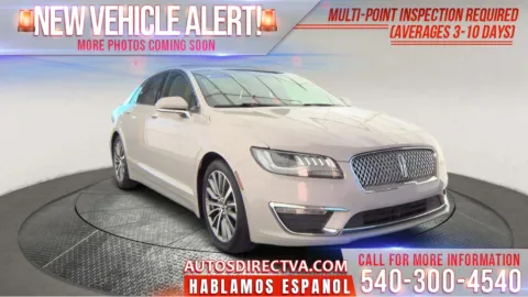 White 2020 Lincoln MKZ Standard for sale in Fredericksburg, VA