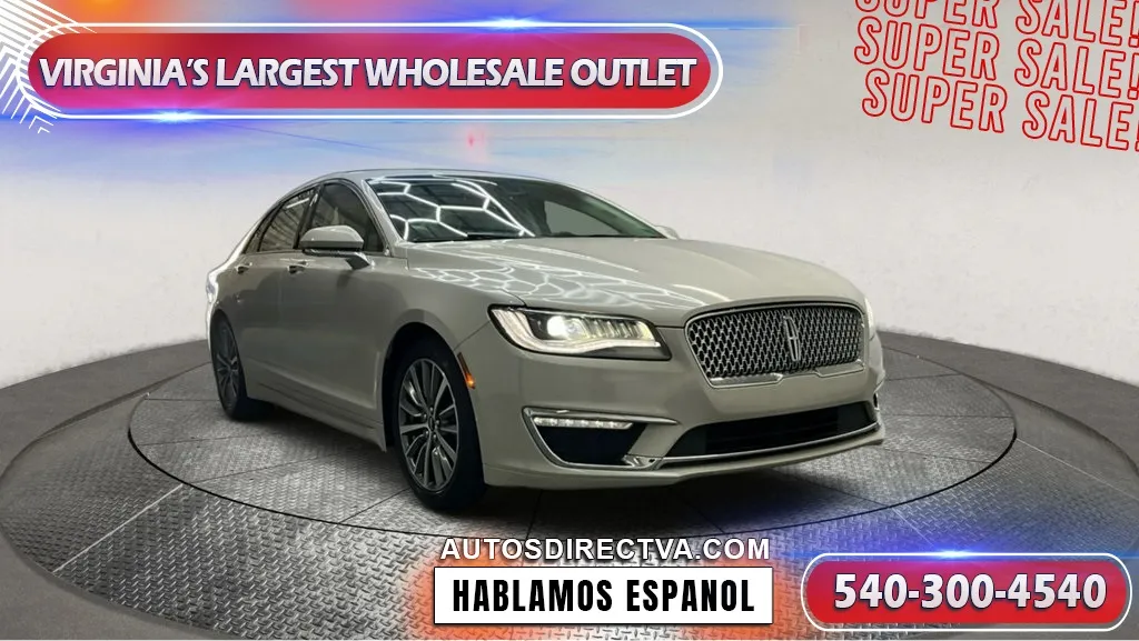 White 2020 Lincoln MKZ Standard for sale in Fredericksburg, VA